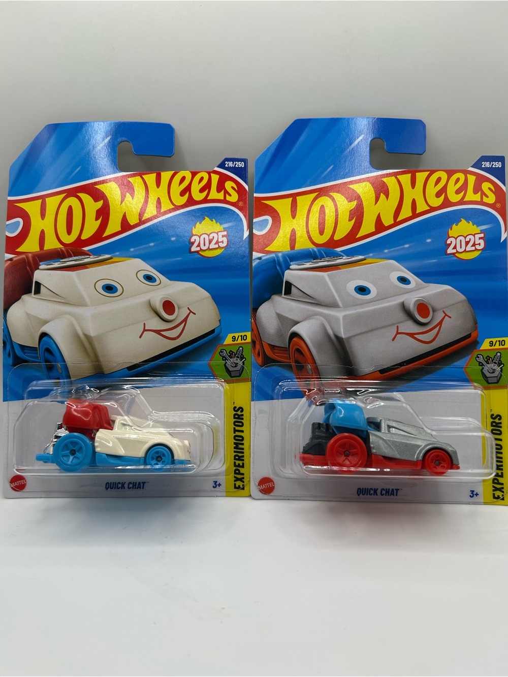Hot Wheels Quick Chat - White and Silver Variants ☎️🔥🛞